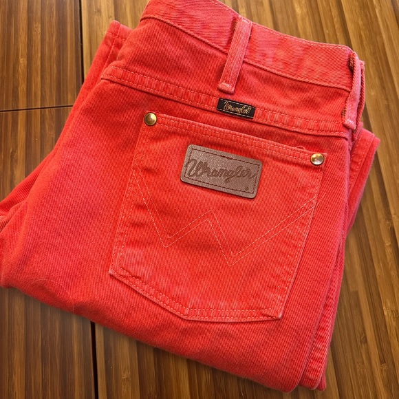 Wrangler Denim - Wrangler Women's Red/Coral Vintage‎ 33x32 Jeans 1990’s